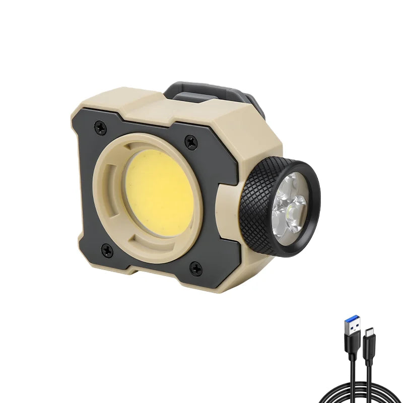 lampe frontale led tactique rechargeable bande élastique clip casquette trépied inclusécran affichage