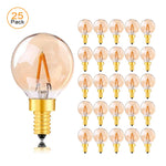 ampoules led vintage globe marron clair transparentes e12 220v 20000h 249 lumens 360°