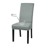 housse chaise moderne élasthanne polyester waterproof noir élastique transformation chaise ancienne neuve