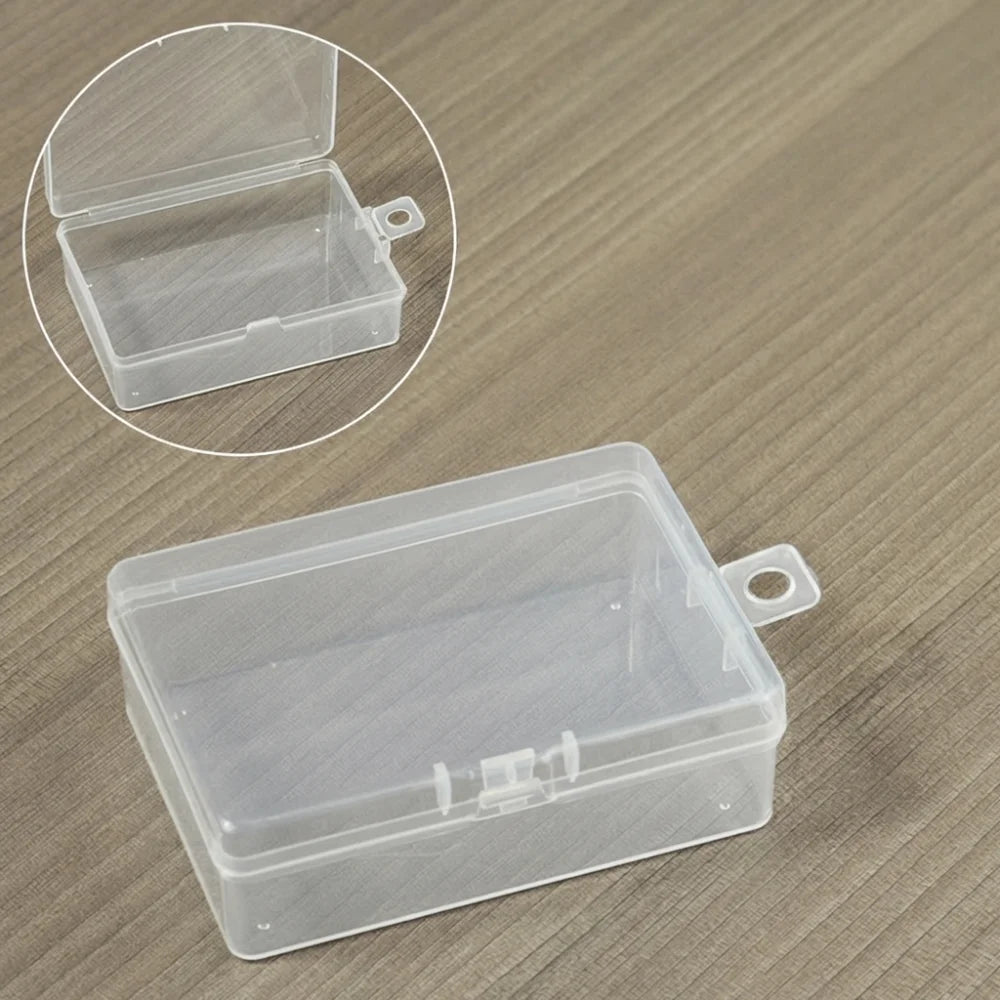 boîtes rangement transparentes clips fermeture réutilisables respectueux environnement pastorales rectangles petits objets