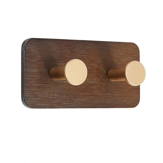 porte serviettes adhésif moderne bois naturel noir blanc gris vert marron unique utilisation multiple