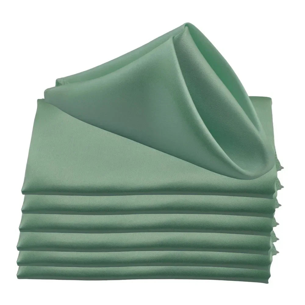 serviettes table vert rose bordeaux classiques anneaux dorés mariage anniversaire noël nhà hàng