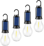 lampe camping solaire rechargeable usb touch led étanche ipx4 noir bleu blanc moderne