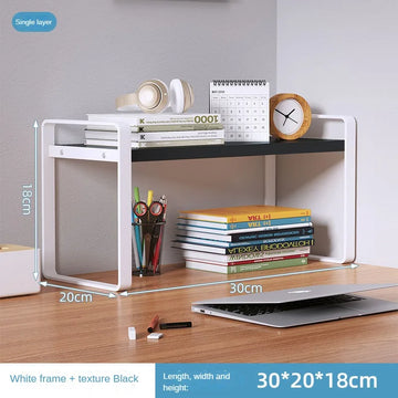 étagère murale bois blanc moderne rangement livres ordinateur maison organisateur intérieur simple