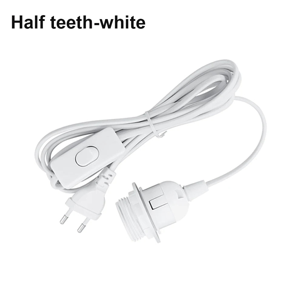 câble d'éclairage interrupteur moderne noir blanc 18m 35m opaques lisses