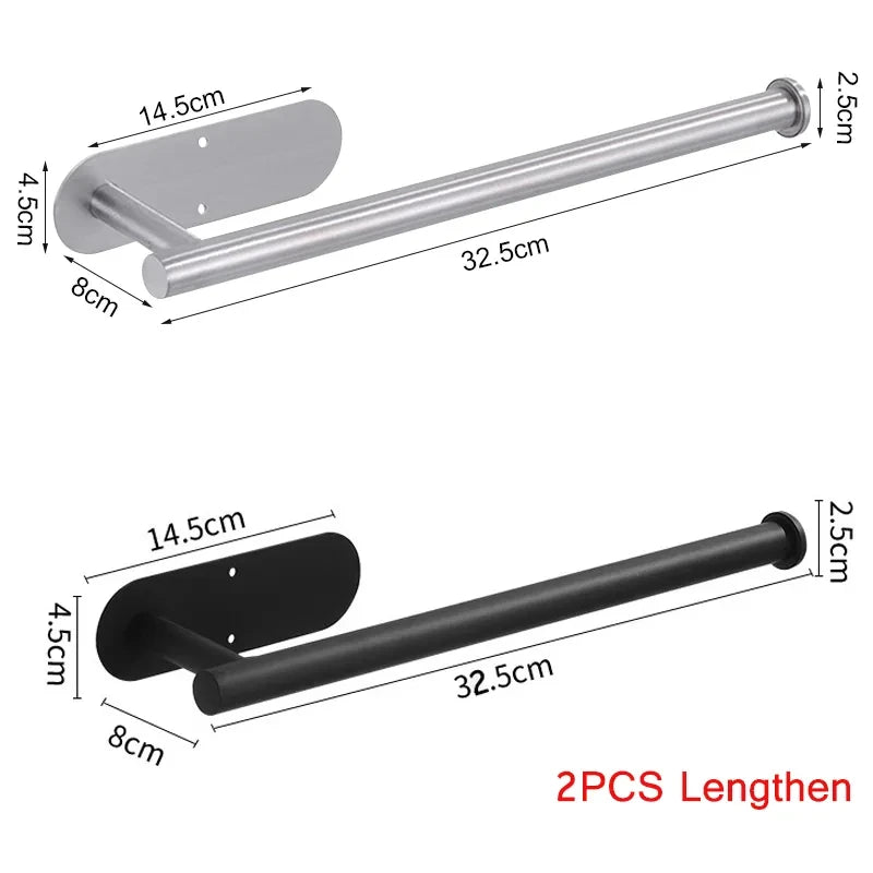 porte serviettes adhésifs papier toilette moderne acier inoxydable noir sans perçagerollable tissue holder stainless