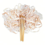 rubans texturés bouquets dentelle transparente couleurs violette rose blanc mariage festive