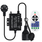 contrôleur led variateur 1500w télécommande prise murale certifications lvd cem fcc ul rohs moderne
