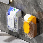 porte serviettes porte guêtres transparent moderne pratique adhésif cuisine salle bains