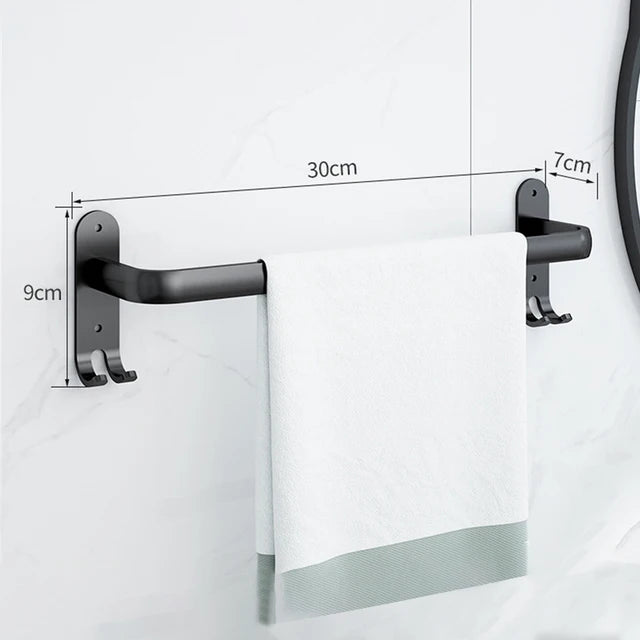 porte serviettes mural noir anti rust porte serviettes bain organisateur salle bain moderne