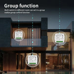 rideau module commutation wi fi blanc moderne clips vis connecteurs électriques 70*76mm 80*80mm 66*102mm