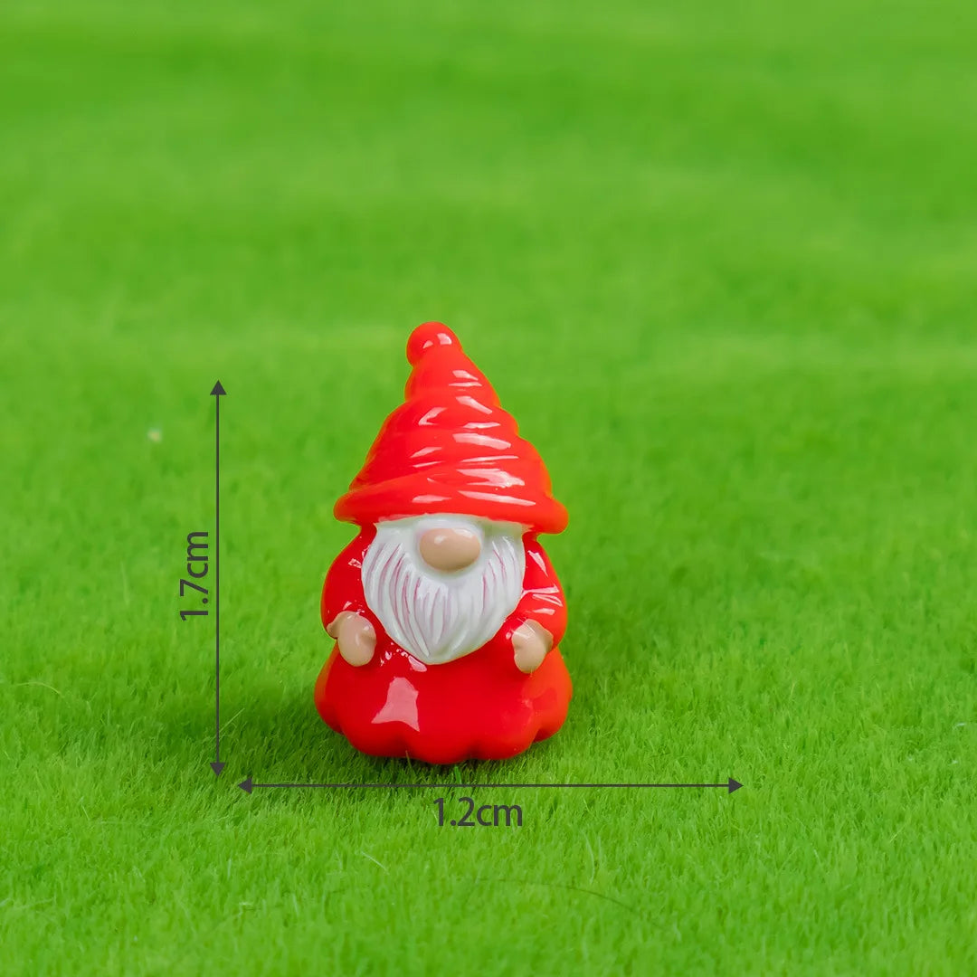 figurines naines miniatures résine bleu rouge jaune violet rose vert classiques 100 pièces