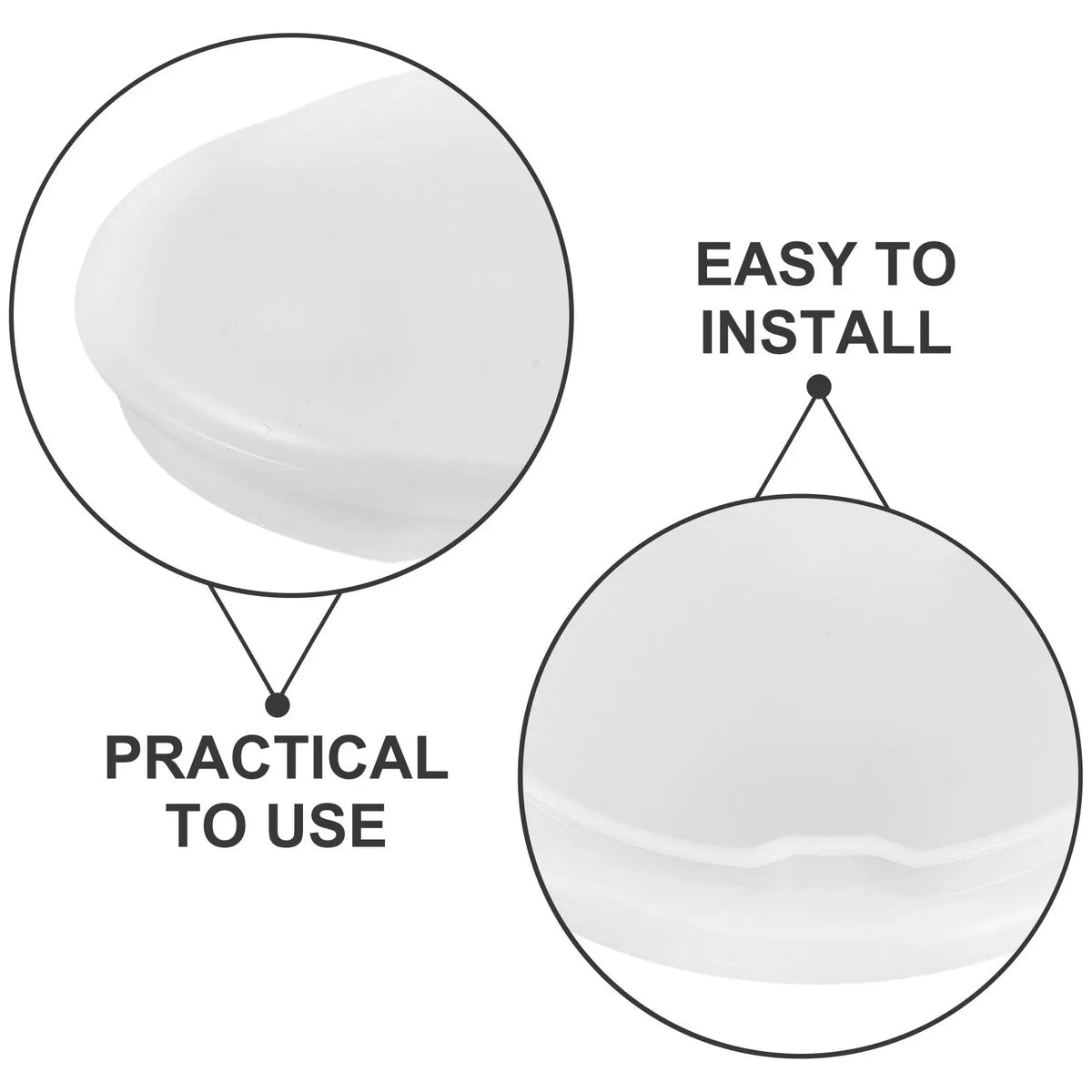 lampe moderne blanc acrylique opale ronde lisse remplacement abat jour facile