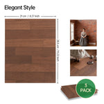 papier peint adhésif classique grain bois motif brique élégant 21cm 285cm 3pièces