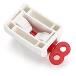 support mural blanc rouge bleu vert tube dentifrice moderne pratique salle bain organisateur anti