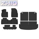 tapis sol voiture noir rayures horizontales moderne clips antidérapant imperméable tpe