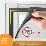 rideau fenetre antimosquites maille fine aimants puissants noir gris clair moderne facile