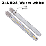 lampe led rechargeable transparente moderne adhésif usb tactile 60lm blanc jaune points lumineux