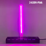 lampe led 24 leds multicolore adhésive usb rechargeable ambiance moderne
