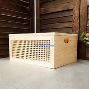Panier de rangement en bois pour salle de bain - Organisation élégante et pratique
