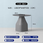 table d'appoint moderne plastique jaune vert gris rose bleu petite grande chambre moderne minimaliste