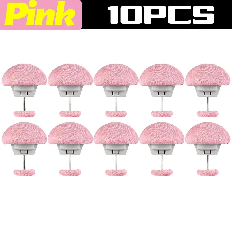 boutons couverture moderne boutons antidérapants métal coton boutons lit ensembles 10pcs rose bleu blanc