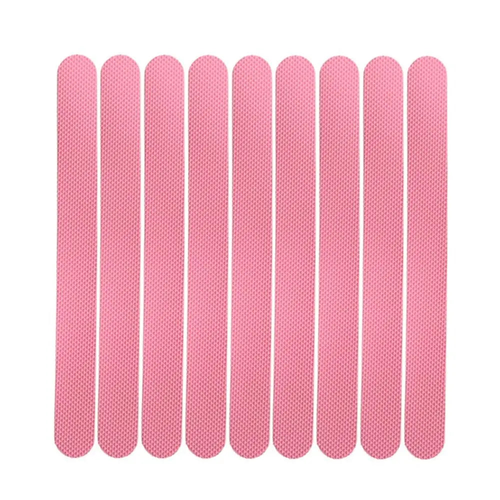 bandes adhésives antidérapantes rose blanc vert noir bleu rayures horizontales moderne adhésif 2cm 20cm
