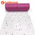 rubans pailletés couleur bleue rose noir texturés 25 yards 15cm largeur festive bricolage mariage