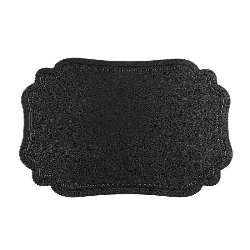 tapis table rectangulaire polyester motif points décoration cuisine salle manger classique