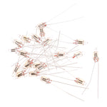 ampoules led transparentes rouges modernes tringles 0.5cm largeur 4.2cm hauteur rondes lisses