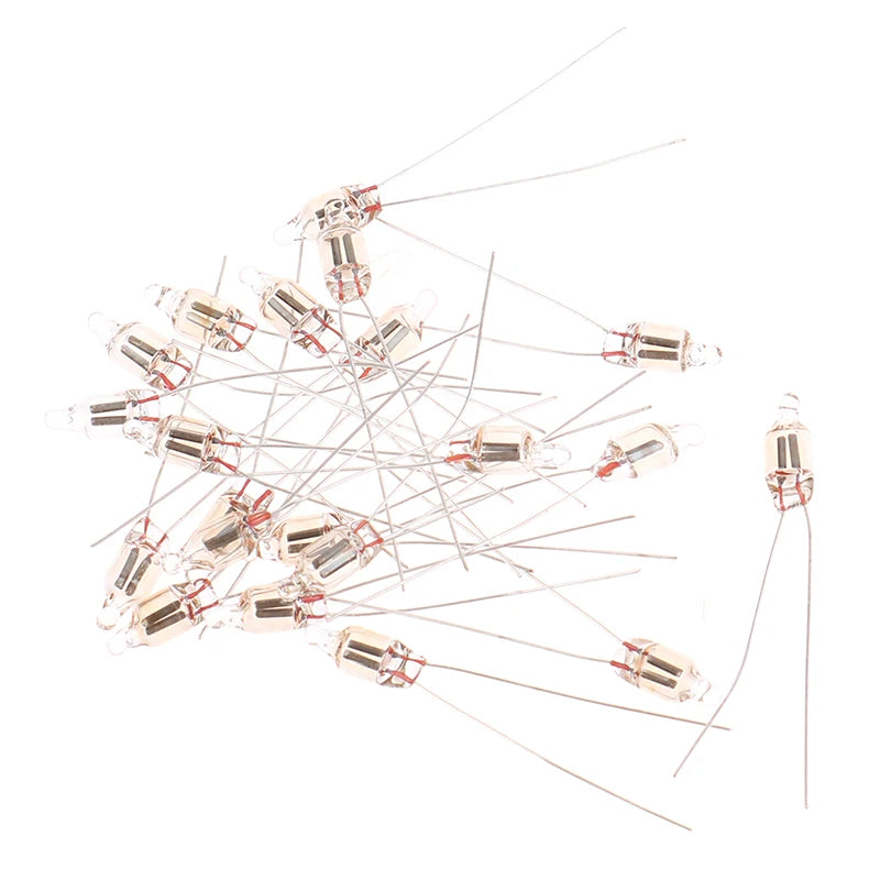 ampoules led transparentes rouges modernes tringles 0.5cm largeur 4.2cm hauteur rondes lisses