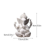 statues religieuses hindoues blanc texture granulée détails sculptés classique feng shui décoration intérieure