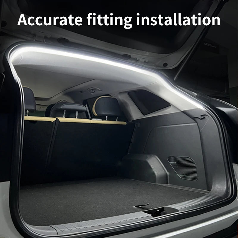 éclairage led coffre voiture adhésif blanc moderne longueur 4m lumière blanche contemporain auto accessoire