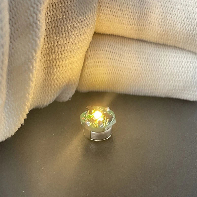 lampe led sans fil interrupteur magnétique vert symboles électriques circulaire tringle connecteurs led 1pc