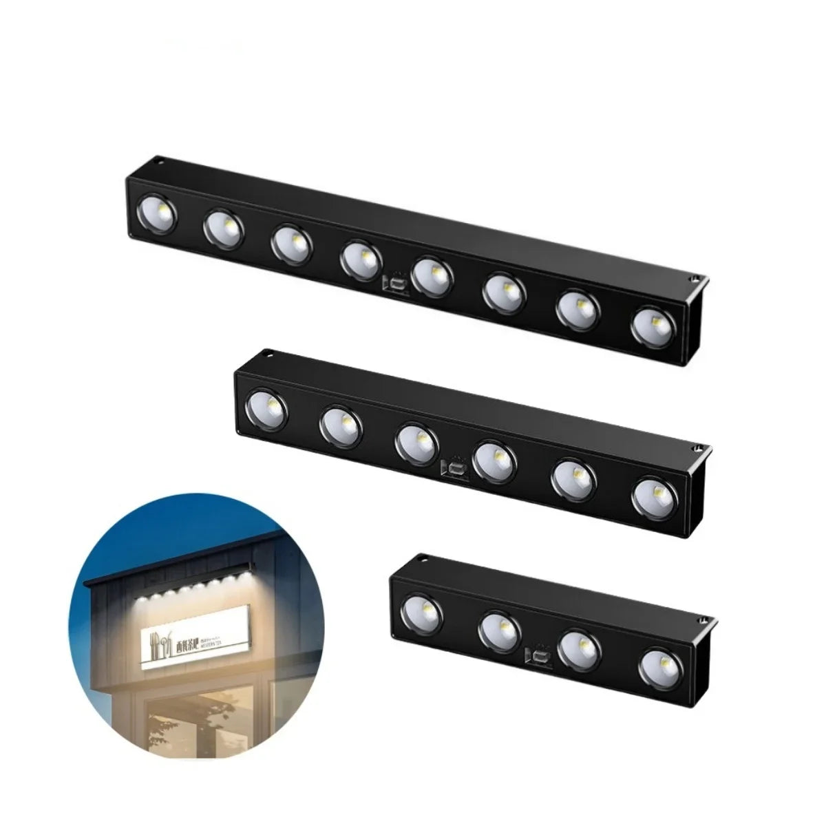 lampes murales solaires led modernes noires panneau boisclair éclairage extérieur autoinstallation
