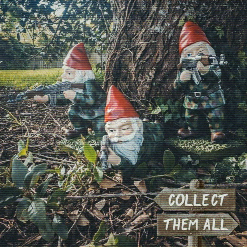 statuette lutin humoristique résine verte bleue rouge ornement extérieur jardin maison cadeaux