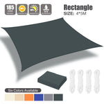 voile soleil gris tissé moderne protection uv 98% jardin extérieur imperméable