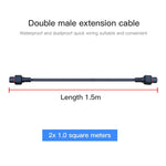 support led e27 extérieur étanche or noir blanc moderne clips câbles connecteurs