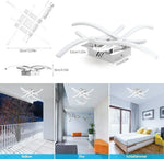 lampe moderne aluminium noir blanc flux lumineux élevé incurvé led contemporain