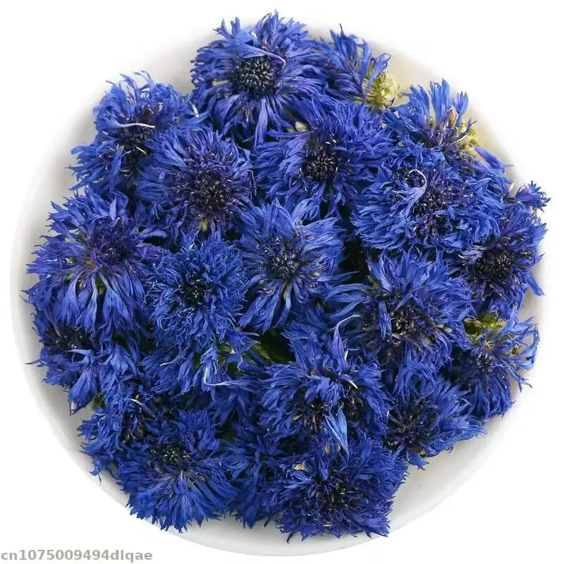 fleurs séchées bleues naturelles décoration maison mariage anniversaire baby shower intérieur artisanat