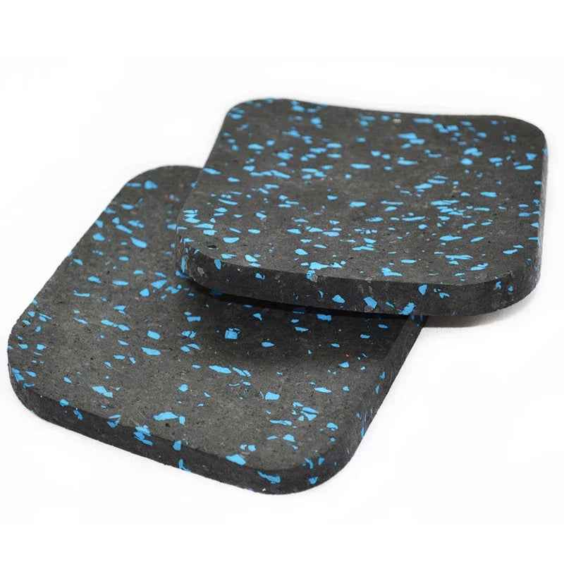 tapis sol pratique résistant noir bleu texture granulée 100mm 100mm absorption choc isolation phonique