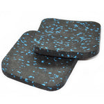 tapis sol pratique résistant noir bleu texture granulée 100mm 100mm absorption choc isolation phonique