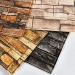 panneaux decoratifs murals multicolores aspect pierre naturelle modernes adhesifs 35x38.5cm deco rouleau