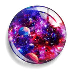 aimants réfrigérateur verre planètes galaxies nébuleuses adhésifs forts décoration moderne