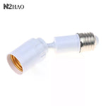 adaptateur led e27 rotation 360 degrés base réglable blanc moderne