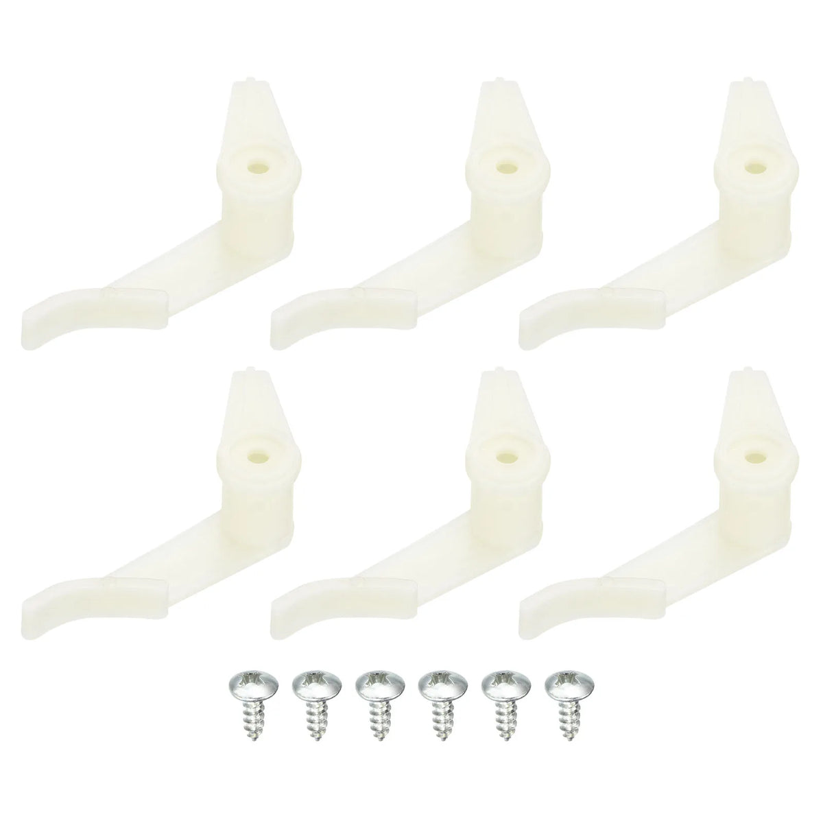 clips fixation blanc plafonnier vis led abat jour accessoire éclairage pratique utilitaire