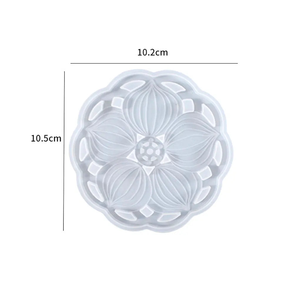 moules silicone motifs floraux flocons neige modernes decoratifs artisanat decoration intérieure