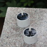 éclairage solaire led bougie blanche moderne sans flamme étanche jardinextérieur autonomepose
