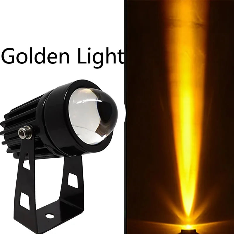 projecteur led extérieur moderne 12w 9w 5w rgb télécommande ip65 clips noir
