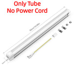 tube led blanc lisse ultra lumineux 50cm moderne clips inclusion connecteur fil blanc modernité